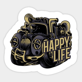 Steampunk Car Sticker